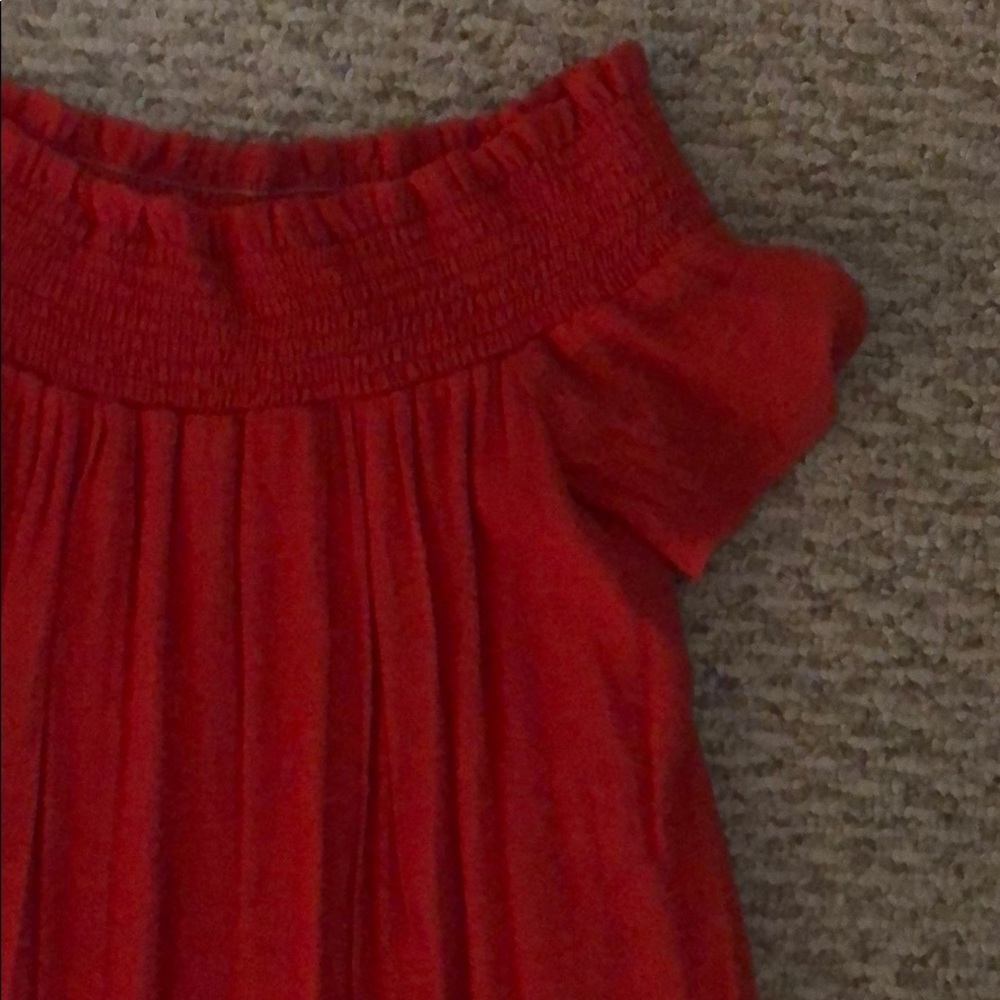 ANTHROPOLOGIE off the shoulder dress S Petite - Picture 3 of 4